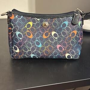 Coach purse makeup bag